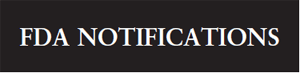 FDA Notifications
