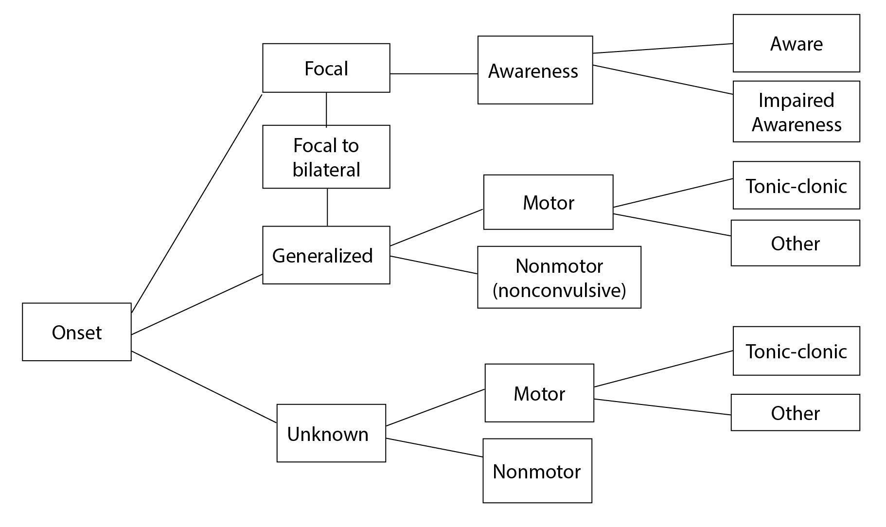 Classification of seizure types