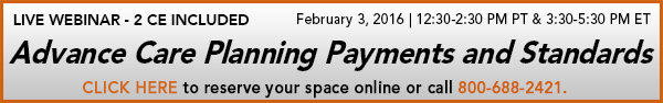 Advance Care Planning Webinar horizonal banner