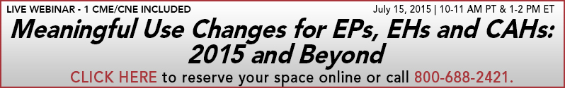 Meaningful Use Webinar horizonal banner